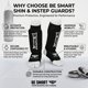 thumbnail image 2 of Espinilleras Be Smart negras XXXS para niños – MMA y Kick Boxing, 2 of 8