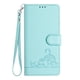 thumbnail image 2 of Funda tipo cartera FOXDOCK para Oppo Reno13 con soporte, ranuras, RFID, diseño de gato, 2 of 5