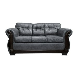 América Decora - Sofá Con Resorte Estructural 3 Personas Taurus Envejecido Gris