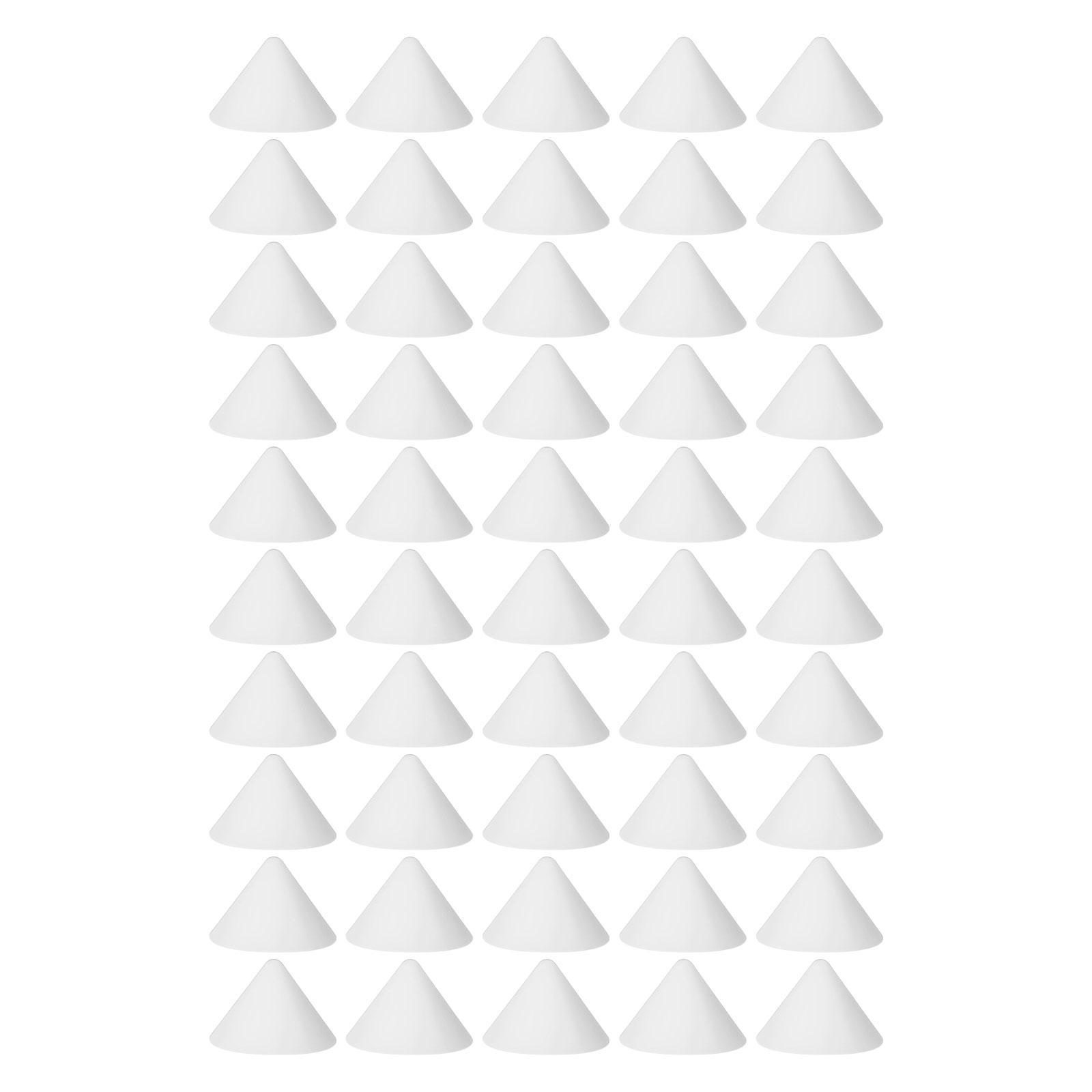 Magideal - 50 Clavos De Apoyo Para Cocción De Cerámica, Ayudas Para Cocción De Cerámica, Arcilla Sólida Antiadherente Reutilizable, Soporte De Cono De Cerámica,