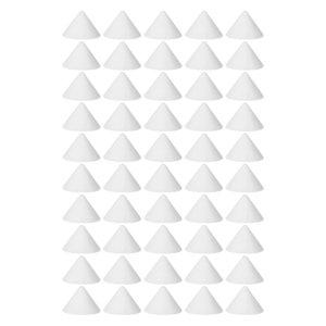 Magideal - 50 Clavos De Apoyo Para Cocción De Cerámica, Ayudas Para Cocción De Cerámica, Arcilla Sólida Antiadherente Reutilizable, Soporte De Cono De Cerámica,