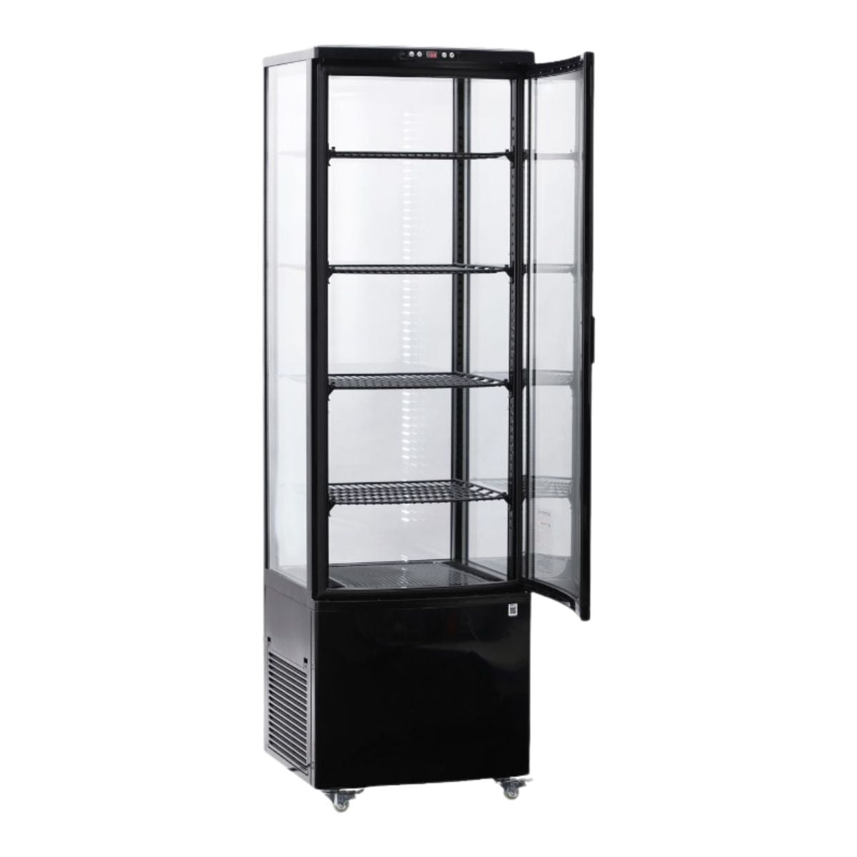 Tododescuento - Vitrina Vertical R-300 Negro