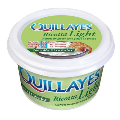 Queso Ricotta Light Pote 500 G Quillayes