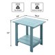 thumbnail image 2 of Mesa lateral Adirondack doble resistente a la intemperie Meluvici, 2 of 7