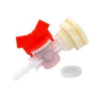 Ioensy - Kit De Conector De Cubo Para Sistema De Riego De Conejos, Válvula De Bola De Púas De Alto Rendimiento