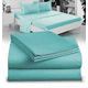 thumbnail image 3 of Juego sabana poli algodon 200 hilos 2 plazas color celeste, 3 of 3
