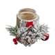 thumbnail image 1 of Candelabro De Navidad, Candelabro Para Fiestas, Hogar, Cocina, Portavelas De Cristal Sin Varilla, 11,5 X 11 Cm, 1 of 3