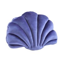 Magideal - Almohada De Concha De Mar, Cojín Para Silla, Cojín De Coche Relleno Firme, Decoración Para Dormitorio, Habitación, Regalo De Inauguración De La Casa, Violeta