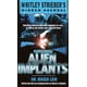 thumbnail image 1 of Libro Casebook Alien implanta las agendas ocultas de Whitley Streiber, 1 of 1