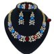thumbnail image 5 of 4 Pzas Juegos de Joyería Dorados Collar de Cristal Brillante Pulsera Aretes Anillo Dama de Honor Novias Juegos de Joyería para Boda Compromiso Fiesta Graduación, 5 of 7