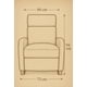 thumbnail image 5 of Sillon Reclinable Berger Holanda Greige, 5 of 5