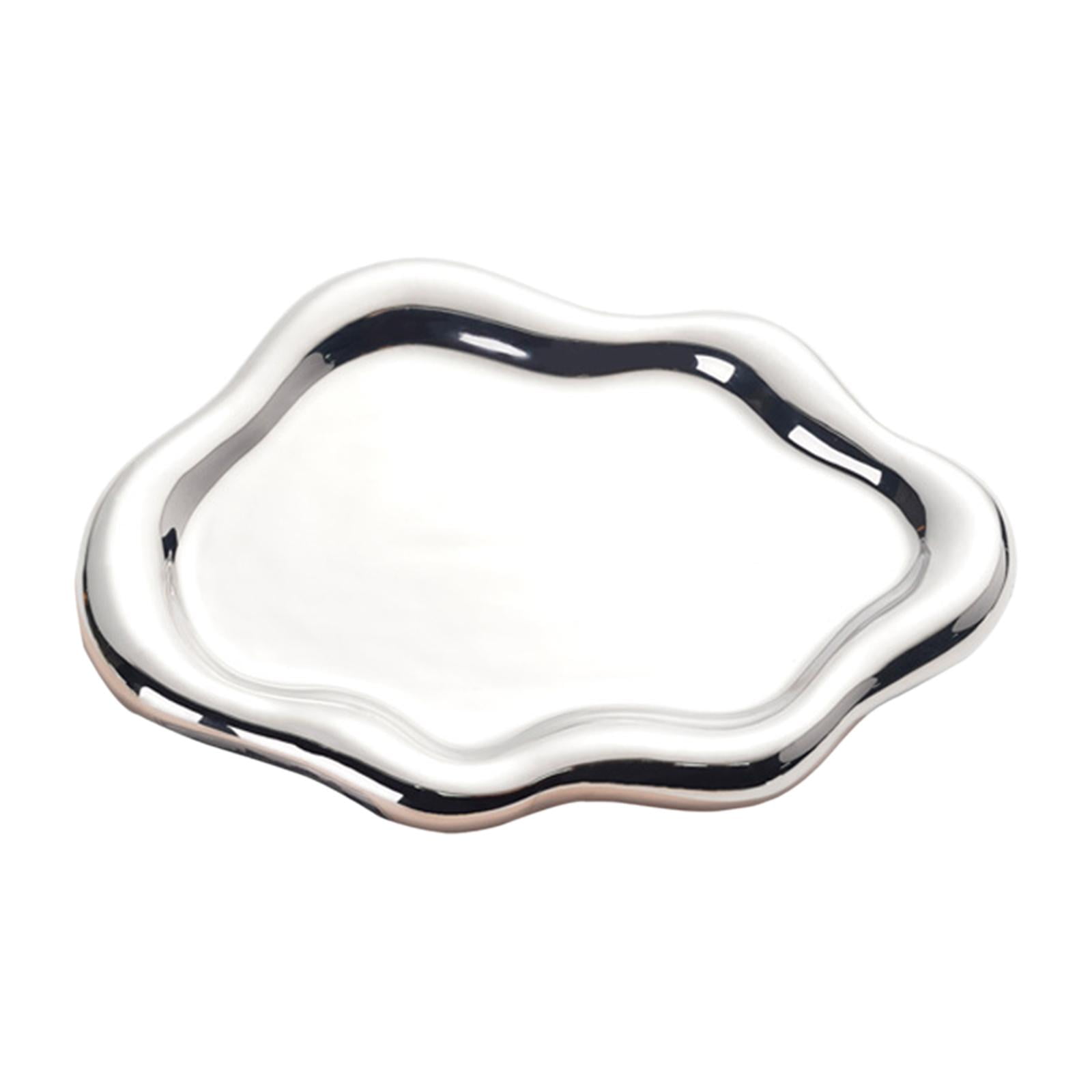 Magideal - Plato De Joyería De Cerámica, Plato De Baratija, Bandeja De Llaves Moderna, Bandeja De Joyería, Plato De Cerámica Para El Día De Acción De Gracias De Estilo A