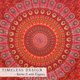 thumbnail image 3 of Tapiz RAJRANG 229x213 cm Algodón Boho Mandala Rojo, 3 of 6