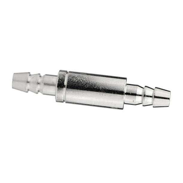 Delaman® 2 PCS Mini Válvula Antirretorno Acuario Unidireccional Acero Inoxidable Para Sistema Co2 De Pecera Bomba De Aire, Diámetro 6mm