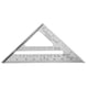 thumbnail image 2 of Escuadra de carpintero triangular multifuncional de 7 pulgadas, aleación de aluminio, métrica imperial, para carpintería, 2 of 8
