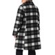 thumbnail image 3 of Agnes Orinda Conjuntos de Halloween Abrigos de Talla Grande para Mujer Chaquetas de Cuadros con Solapa y Doble Botonadura Casual Cálido Otoño Invierno Abrigo Medio Largo 2X Negro, 3 of 6