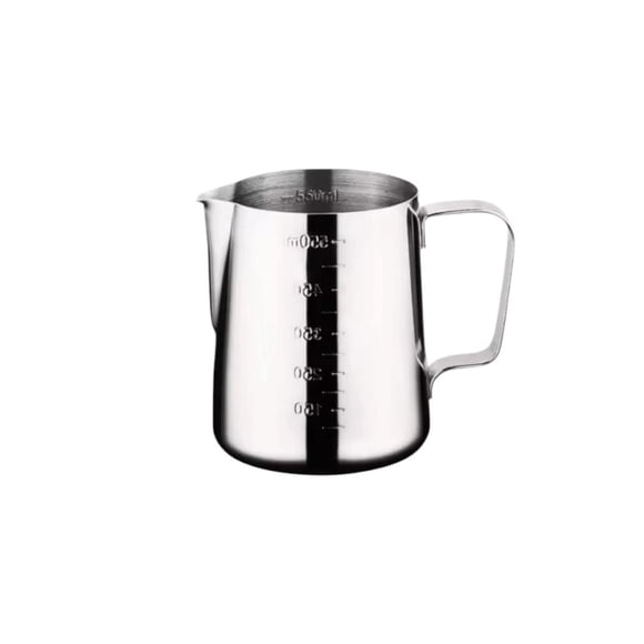 Jarra Espumadora de Leche 550 ML de Acero Inoxidable Medidor Interno Para Café y Latte Art