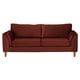 thumbnail image 3 of Sofa Milan 3C Con Resortes Pocket Tela Velvet Chocolate, 3 of 7