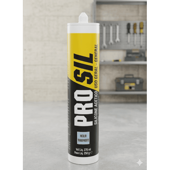 Silicona Acética Trasparente 270 Ml. Prosil By Soudal
