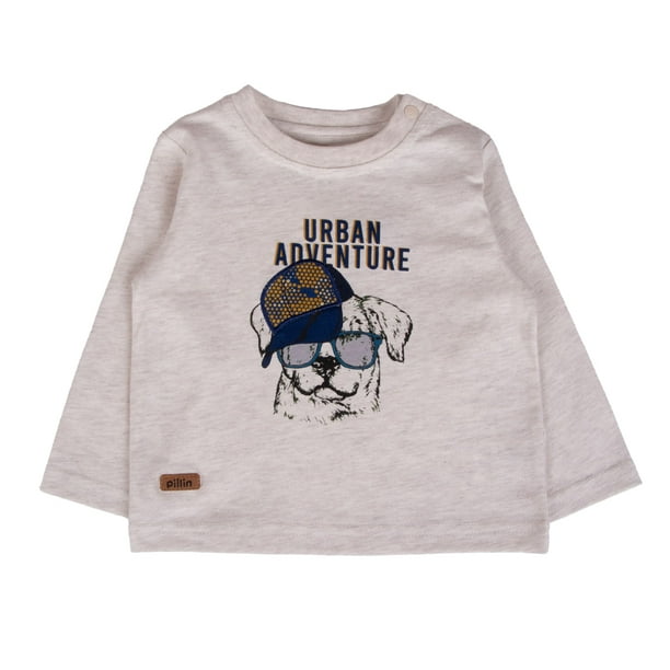 Polera Bebé Niño Crudo Pillin