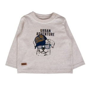 Polera Bebé Niño Crudo Pillin