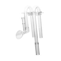 Magideal - Entrada Y Salida De Tubería De Lirios De Acuario, Parte Del Filtro De Peces Profesional, Retire La Película De Aceite, El Tubo De Filtro De Acuario 16 Mm Claro