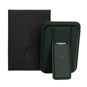 Billetera Tarjetero Magnético Magsafe Cayman Verde Head