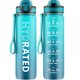 thumbnail image 1 of Botella de agua QLUR Motivational con pajita de 1 litro para gimnasio, 1 of 8