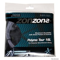 Set Cuerda Tenis Zons Polymo Tour 1.28 / 16L Plata