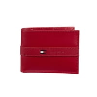 Cartera Tommy Hilfiger Piel Roja Hombre