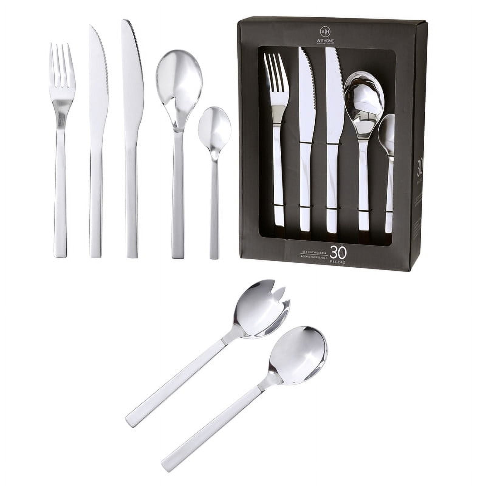Arthome - Set Cuchilleria 32 Piezas Acero Inoxidable Cuc18