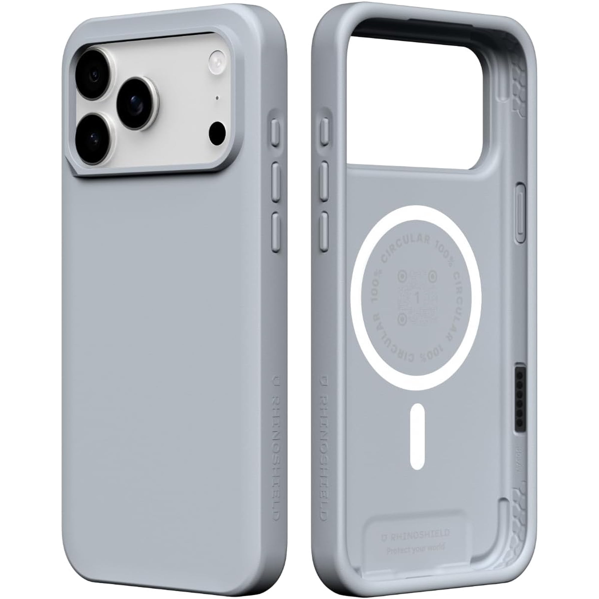 Carcasa Rhinoshield Para Iphone 17 Pro Max Solidx Gris