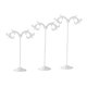 thumbnail image 1 of 3x Iron T Bar Earring Necklace Jewelry Display Stand Rack White-Wave, 1 of 3