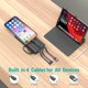 thumbnail image 2 of Cargador portátil LJEHC 10000 mAh con cables integrados USB‑C – negro, 2 of 7