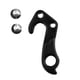 thumbnail image 1 of Adaptador De Marco De Deserción De Suspensión De Engranaje De Cambio De Bicicleta De Aluminio Negro Para Piezas, 1 of 4