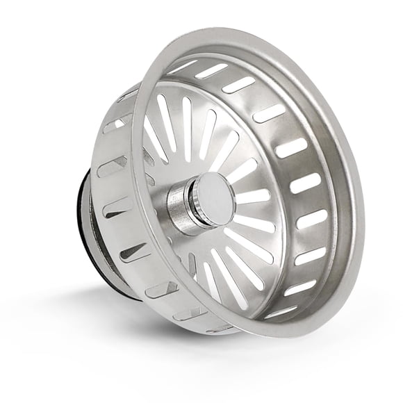 Colador para fregadero de cocina Highcraft 97353 de acero inoxidable, 9 cm