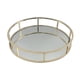 thumbnail image 4 of Bandeja De Tocador Con Espejo, Bandeja De Espejo Adornada Para Encimera De Baño, Tocador, Tops, 38cm, 4 of 5
