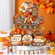 thumbnail image 5 of Set de 21 piezas para bandeja escalonada Maitys – Decoración de otoño con calabaza, gnomo, camión y hoja de arce, 5 of 6