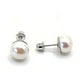 thumbnail image 1 of Aros de Perla de 9 mm en Plata 925, 1 of 2
