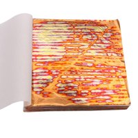 Bothyi - Decoración De Hojas De Pan De Oro Coloreada Para Manualidades Proyectos Dorados Estilo B