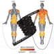 thumbnail image 5 of Cuerda para saltar pesada Proud Panda de 2 kg para adultos, negra, 5 of 7