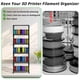 thumbnail image 3 of Estante para Filamento KKONHII Pack 2, 6 Niveles, 42 × 30,5 × 130 cm, 3 of 7