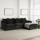 thumbnail image 1 of Seccional Siena black Seccional Siena black con chaise reversible y funda desmontable, 1 of 3