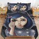 thumbnail image 1 of Coraline Duvet Cover Set 3 Piece Bedding Set Double Sided Printing Decorative Comforter Cover Set, 1 of 5