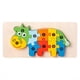 thumbnail image 1 of Wooden Early Education Cognition Children's Educational Toys Building Blocks, Animal Traffic Shape Matching 3d Three-dimensional Puzzle, 1 of 5