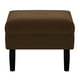 thumbnail image 5 of Sofa New Retro 3c + 2 Pouf Felpa 00 Chocolate, 5 of 6