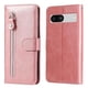 thumbnail image 1 of Funda con Cremallera para Google Pixel 7A , Carcasa Cartera de Cuero PU con Soporte y Tarjetero, 1 of 6
