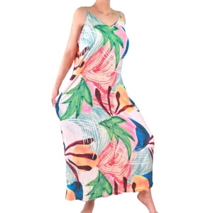 Likeshop - Vestido Largo Pabilos Primavera Mujer Excelente Calidad 033