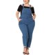 thumbnail image 1 of Agnes Orinda Mono de Verano de Mezclilla con Tirantes Ajustables para Mujer de Talla Grande 2X Azul, 1 of 7