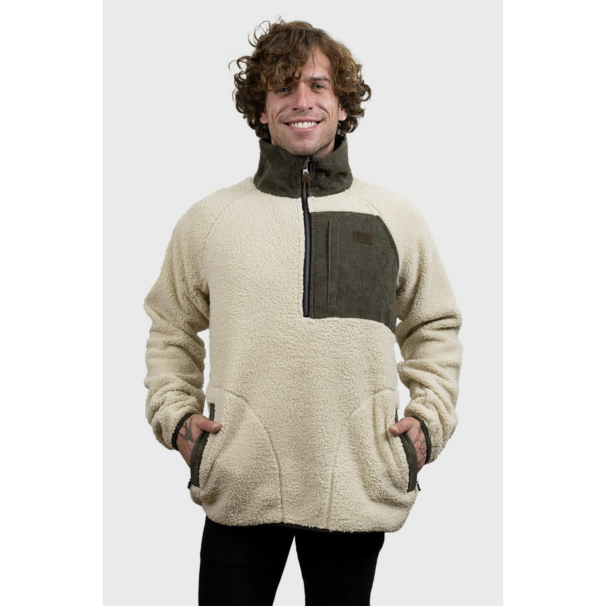 Polerón Sherpa Nomadic Beige Hombre Falcone